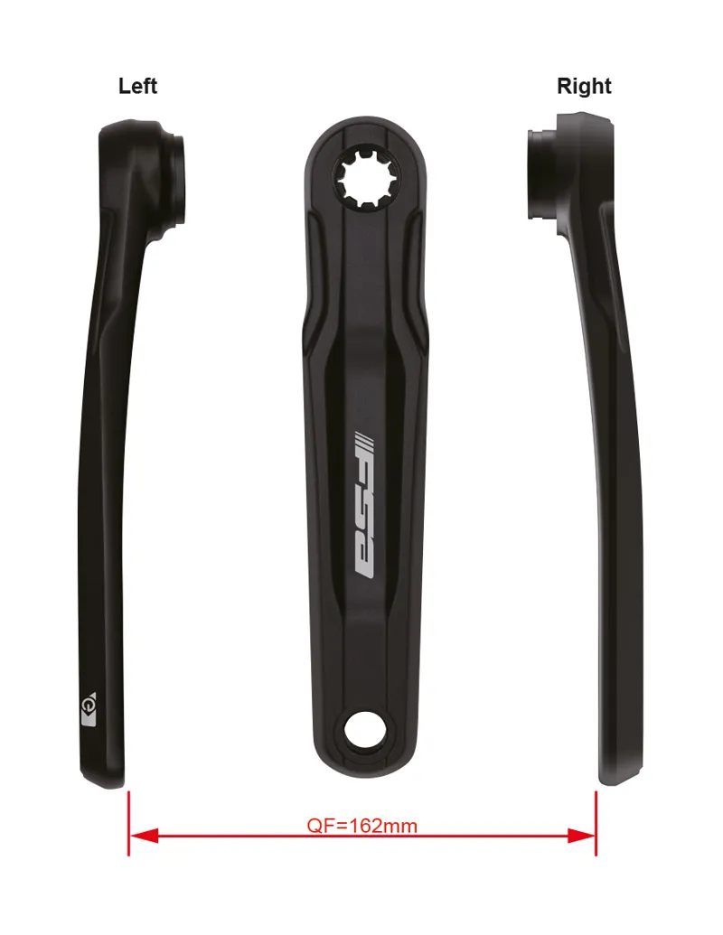 FSA Bosch GT2 WiderE-Bike Crankset CK-761/ IS Black 170mm